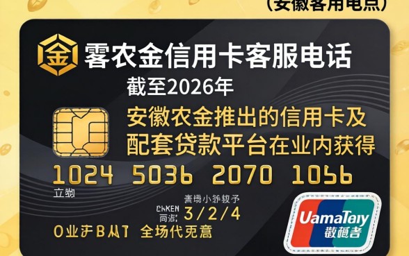 安徽农金信用卡客服电话是多少