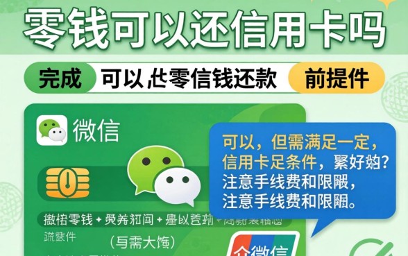 微信零钱可以还信用卡吗