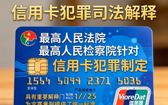 信用卡犯罪司法解释