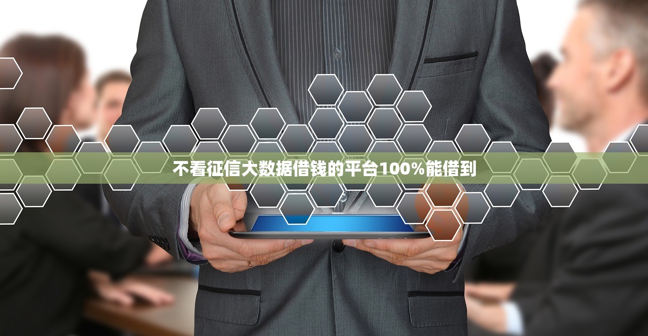 不看征信大数据借钱的平台100%能借到