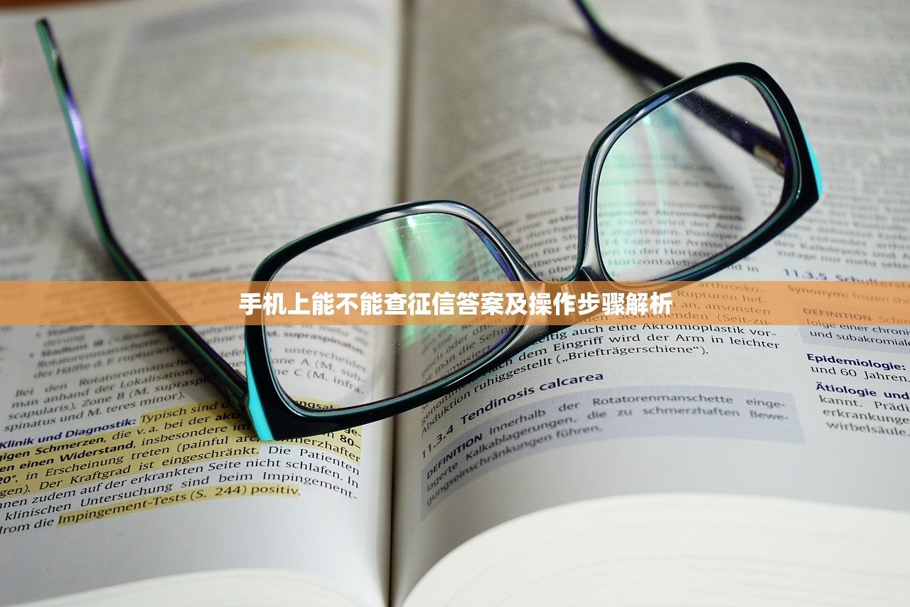 手机上能不能查征信答案及操作步骤解析