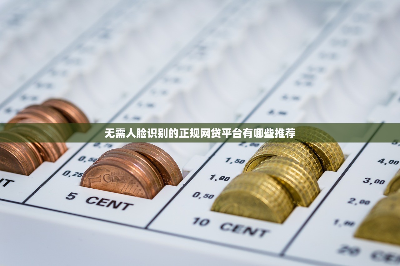 无需人脸识别的正规网贷平台有哪些推荐