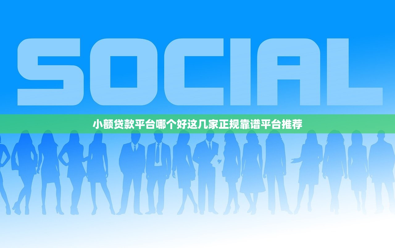 小额贷款平台哪个好这几家正规靠谱平台推荐 小额贷款平台哪个好这几家正规靠谱平台推荐