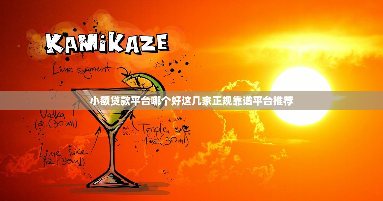 小额贷款平台哪个好这几家正规靠谱平台推荐 小额贷款平台哪个好这几家正规靠谱平台推荐