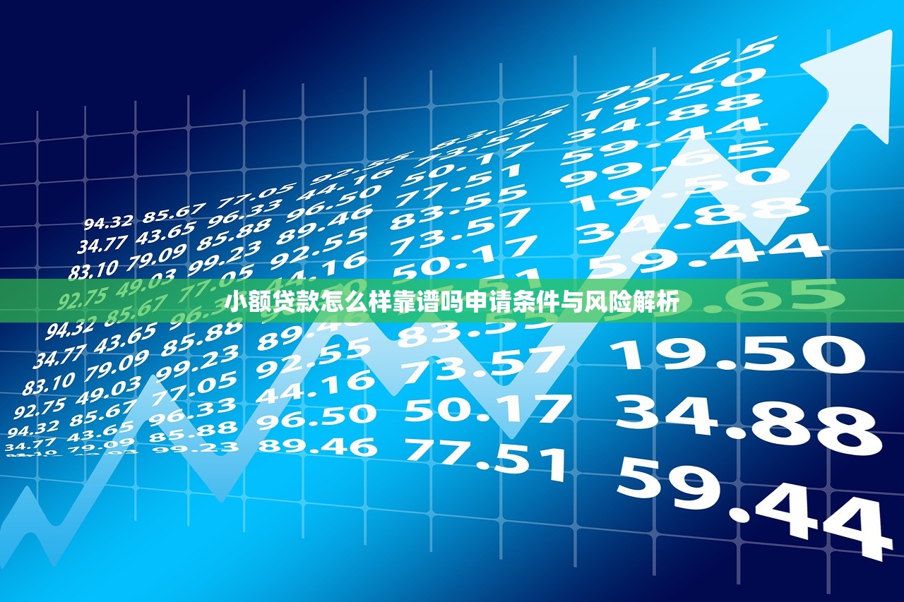 小额贷款怎么样靠谱吗申请条件与风险解析