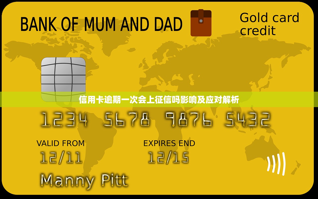 信用卡逾期一次会上征信吗影响及应对解析