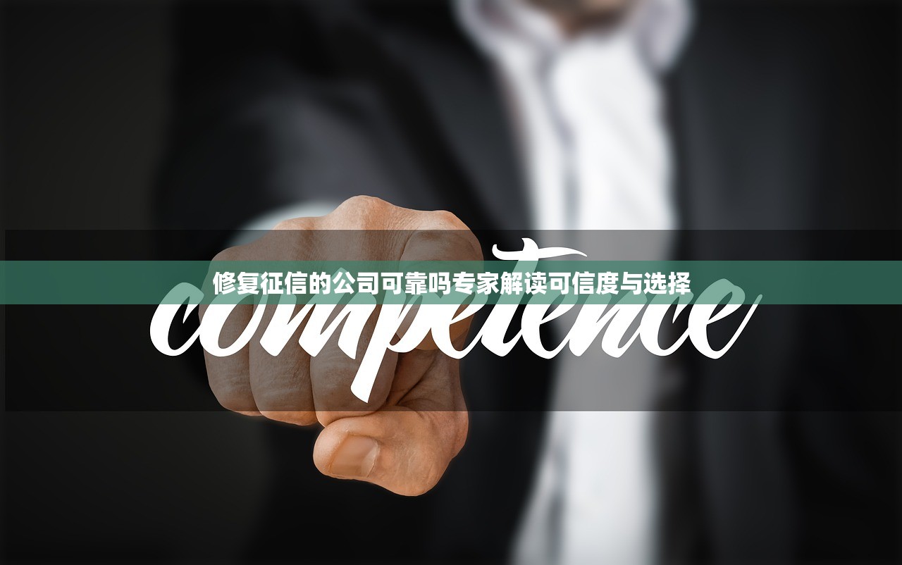 修复征信的公司可靠吗专家解读可信度与选择