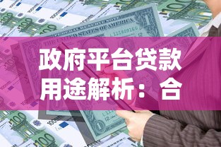 政府平台贷款用途解析:合规申请与资金使用指南 政府平台贷款用途解析:合规申请与资金使用指南