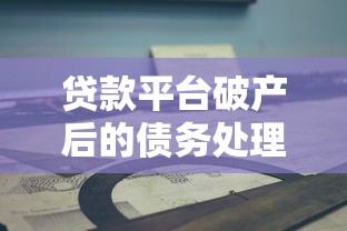 贷款平台破产后的债务处理与应对指南