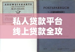 私人贷款平台线上贷款全攻略：流程、选择与避坑指南