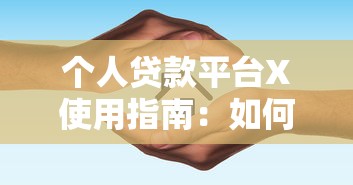 个人贷款平台X使用指南：如何安全高效申请贷款