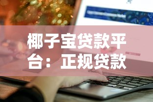 椰子宝贷款平台：正规贷款产品解析与申请避坑指南