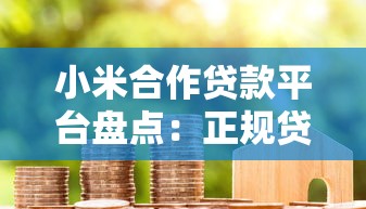 小米合作贷款平台盘点：正规贷款渠道与申请攻略