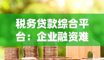 税务贷款综合平台：企业融资难题一站式解决