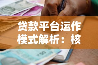 贷款平台运作模式解析：核心流程与风险把控