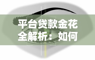 平台贷款金花全解析：如何安全高效解决资金需求