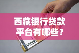 西藏银行贷款平台有哪些？真实产品详解+申请攻略
