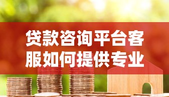 贷款咨询平台客服如何提供专业服务？解析高效沟通与问题解决
