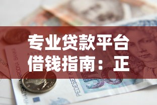专业贷款平台借钱指南：正规渠道选择与安全借款流程解析