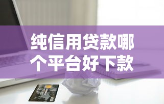 纯信用贷款哪个平台好下款？2023年最新实测推荐