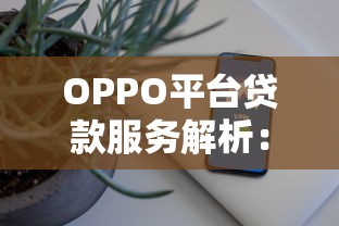 OPPO平台贷款服务解析：手机用户快速借款攻略