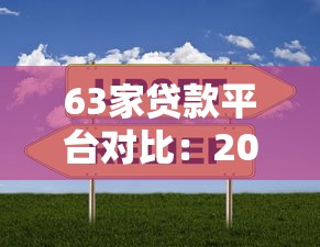 63家贷款平台对比：2023年最新贷款攻略与靠谱平台推荐