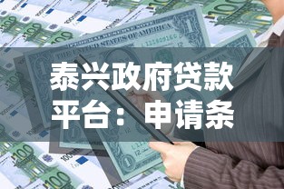 泰兴政府贷款平台：申请条件、流程及优惠政策全解析