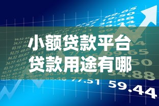 小额贷款平台贷款用途有哪些？这7大场景必须了解