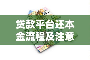 贷款平台还本金流程及注意事项详解