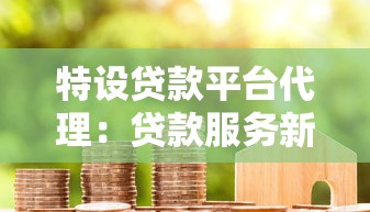 特设贷款平台代理：贷款服务新选择与实操指南