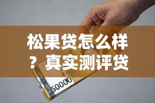 松果贷怎么样？真实测评贷款额度、利率、申请流程全解析