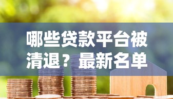 哪些贷款平台被清退？最新名单与用户注意事项
