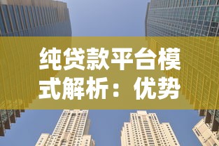 纯贷款平台模式解析：优势、风险与未来发展趋势