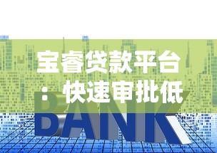 宝睿贷款平台：快速审批低利率，个人与企业贷款解决方案