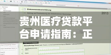 贵州医疗贷款平台申请指南：正规机构选择与办理流程详解