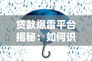 贷款爆雷平台揭秘：如何识别风险与保护资金安全