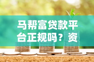 马帮富贷款平台正规吗？资质、利率、用户评价全解析