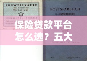 保险贷款平台怎么选？五大优势与避坑指南