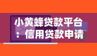 小黄蜂贷款平台：信用贷款申请攻略与真实体验分享
