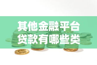 其他金融平台贷款有哪些类型？一文解析优缺点与选择技巧