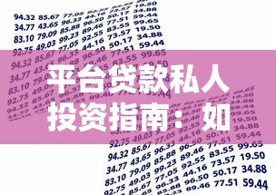 平台贷款私人投资指南：如何安全获取高收益？