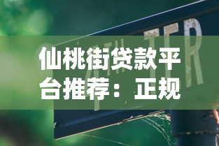 仙桃街贷款平台推荐：正规低息、快速放款指南