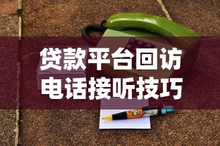 贷款平台回访电话接听技巧与注意事项全解析