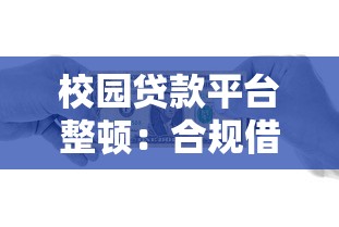 校园贷款平台整顿：合规借贷与风险防范指南