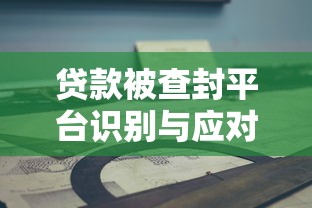 贷款被查封平台识别与应对指南（2023最新）