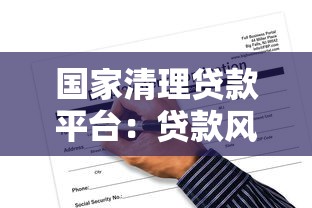 国家清理贷款平台：贷款风险与监管政策深度解析