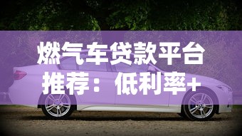 燃气车贷款平台推荐：低利率+灵活方案助力购车计划