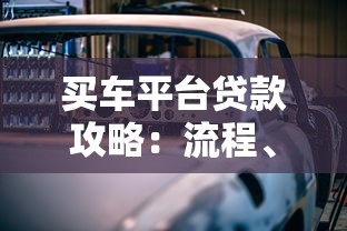 买车平台贷款攻略：流程、条件及注意事项