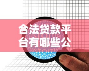 合法贷款平台有哪些公司？正规持牌机构盘点