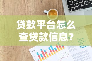 贷款平台怎么查贷款信息？这6个方法一看就会